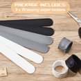 thumbnail image 3 of HLONK 12pcs Paper Roll Holder Poster Holder Clips Flip Wraps Wrapping Paper Roll Holder Strip Flips, 3 of 6