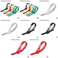 thumbnail image 3 of 100-Pack Reusable Nylon Cable Ties with Adjustable Self-Locking Buckle for Organizing Wires and Home Use, 3 of 8