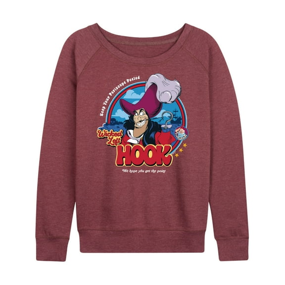 Peter Pan - Wicked Left Hook - Women's Lightweight French Terry Long Sleeve Shirt