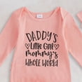 thumbnail image 5 of mgoYE Newborn Baby Girl Outfit Sweatshirt Romper Long Sleeve Jumpsuit Preemie Coming Home Outfit(Light Pink,0-3 Months), 5 of 6