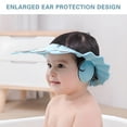thumbnail image 7 of ACDANC Baby Bath Shampoo Cap Wash Shower Visor Hat Prevent Water from Entering The Eyes and Ears Adjustable Bathing Tub Head Hair Rinser Shield Protection for Kids and Toddlers (Pink), 7 of 7