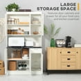 thumbnail image 4 of HOMCOM Kitchen Pantry Storage Cabinet with Adjustable Shelf and Drawer, 4 of 10