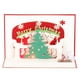 thumbnail image 1 of Música Navideña Y Luz Tarjeta De Felicitación Estéreo 3D Creativa Tarjeta De Felicitación De Árbol De Navidad Para Decoración De Regalo De Navidad Monstrate EL010834-00, 1 of 5