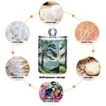 thumbnail image 6 of Yayeee 4 Pack Qtip Holder Bathroom Cotton Swab Canister with Lid Clear Dispenser Set, Mounatin at Dawn, 6 of 6
