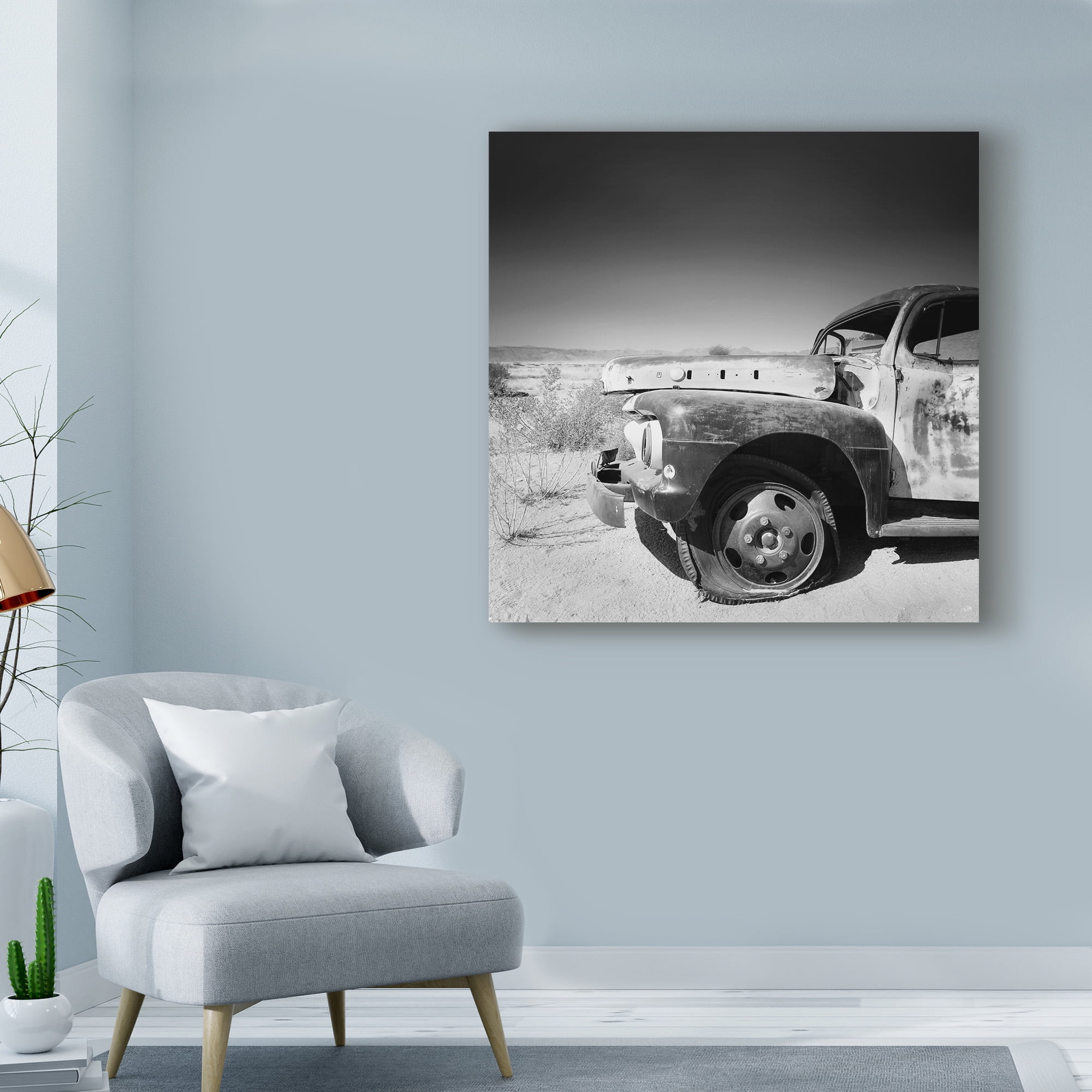 Trademark Fine Art 'Namibia Rotten Car' Canvas Art by Nina Papiorek