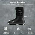 thumbnail image 4 of Master Rancher Heavy Duty Work Farm Boots Unisex Men's 9 Women's 11, Black, 4 of 11