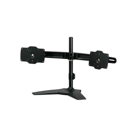 UPC: 0650177303017 | Amer Mounts Stand Based Dual Monitor Mount For Two 24 -32  Lcd/Led Flat Panel Screens
