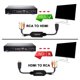 thumbnail image 5 of Cable convertidor a , cable convertidor de , vídeo de sonido compuesto 3RCA a 1080P compatible con NTSC para PC, Tipo B, 5 of 7
