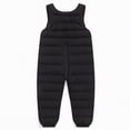 thumbnail image 5 of HCNTES Boys Girls Snowsuit with Adjustable Shoulder Straps Children's Insulated Bib Overalls for Winter Sports(A01-Black,12-18 Months), 5 of 6