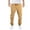 Khaki, variant on Men's Casual Jogger Pants Slim Fit Chino Pants Elastic Waistband Twill Cargo Trousers