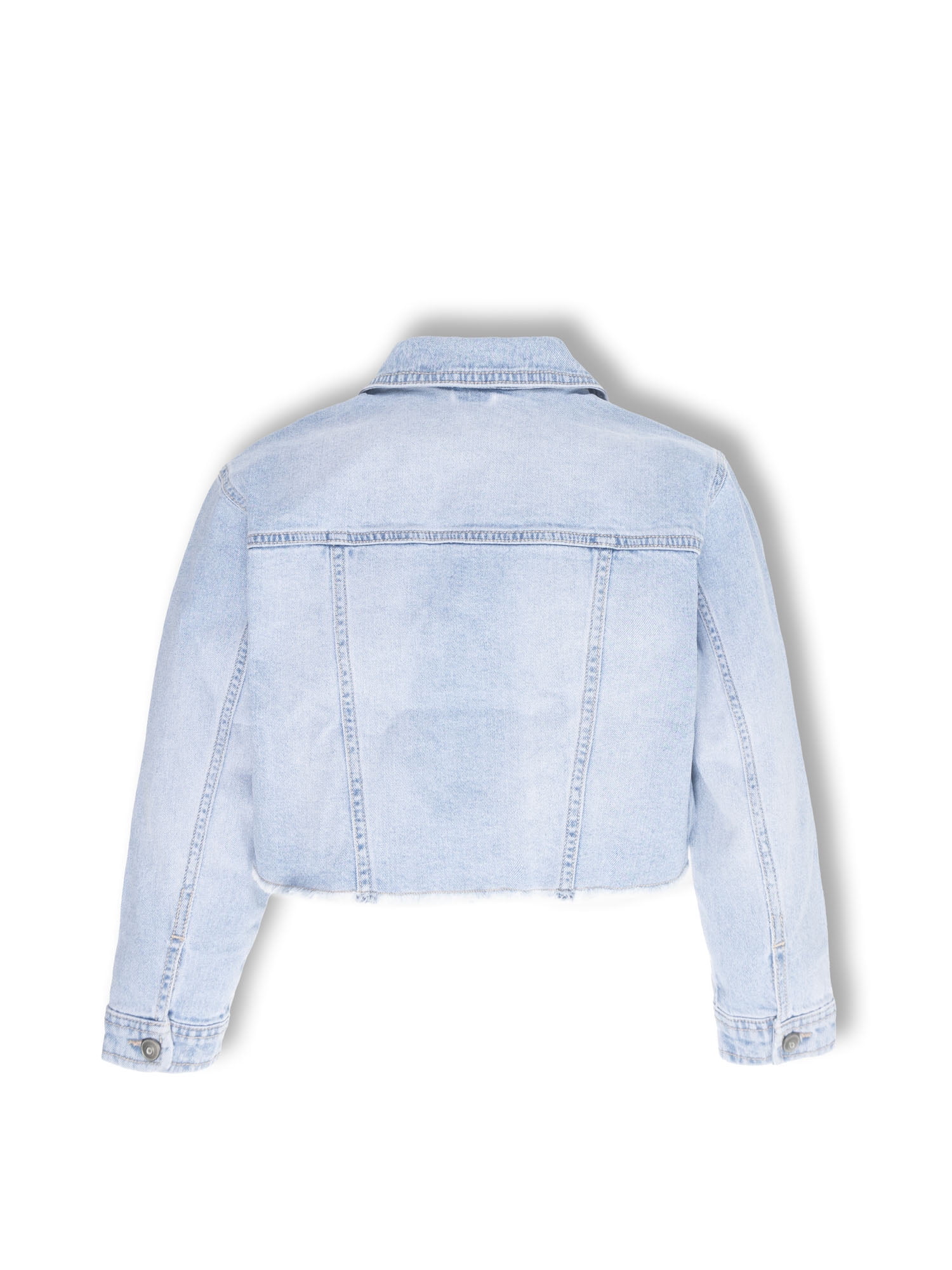 Wonder Nation Girls Denim Jacket, Sizes 4-18 & Plus
