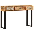 thumbnail image 4 of vidaXL Console Table 110x30x76 cm Solid Mango Wood, 4 of 5