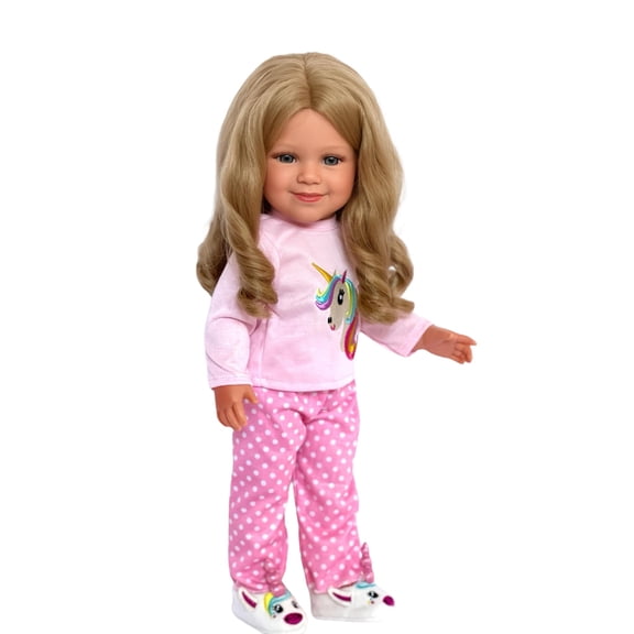 18 Inch Doll Clothes- Unicorn Pjs and Slippers Fits 18 Inch Fashion Girl Dolls
