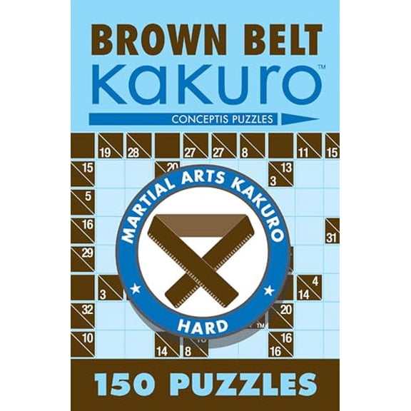 Pre-Owned Brown Belt Kakuro: 150 Puzzles, 9781402739354, 1402739354, Paperback,