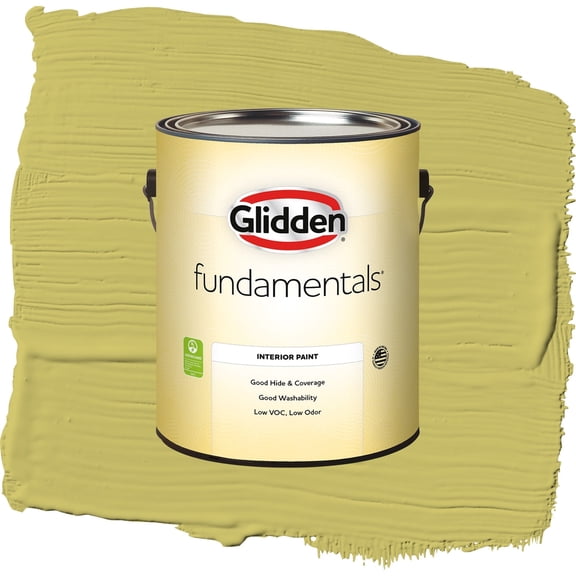 Glidden Fundamentals Secret Safari / Green, Eggshell Interior Paint, 1 Gallon