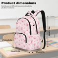 thumbnail image 6 of KUIFORTI Pink Cat Paw Print Kids Backpack Set 4Pcs School Supplies with Lunch Box Pencil Pouch Water Bottle Sleeve for Elementary Primary Middle School Daily Use, 6 of 7
