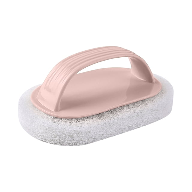 Yhmxh Utensilios de cocina Cepillo de limpieza de cocina con mango, cepillo quitamanchas para estufa, cepillo para fregar ollas, esponja de baño, cepillo de limpieza, cepillo para bañera