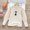 Beige A1, variant on YHAJDS Girls Graphic Print Tee Fan Print Brushed Lantern Long Sleeve Crewneck Blouse Winter Warm