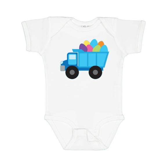 Inktastic Easter Egg Truck Boys Boys Baby Bodysuit