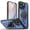 Blue, variant on Case For IPhone 16/16Plus/16Pro/16Pro Max, Adjustable Ring Bracket Shell Magnetic Shockproof Bumper Cover