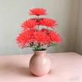 thumbnail image 5 of Simulation Chrysanthemum Sacrificial Flowers, Colorful Artificial Mourning Flowers for Memorial Service Graveside Decor, 5 of 7