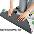 thumbnail image 3 of White Cow Lollipop Pattern Hot Yoga Mat Towel Non Slip for Hot Yoga - Quick-Drying Yoga Mat Cover with 4 Corner Pockets with Travel Bag - Hot Yoga Towel Non Slip Grip Moisture Wicking Sweat 70"x26", 3 of 6