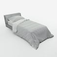 thumbnail image 2 of Ambesonne Abstract Bedding Set 3 Pcs, Repetitive Flower of Life, Twin, Pale Grey White, 2 of 2
