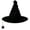 Grey, variant on Witch Hat Halloween Costume for Women, Shapeable Velvet Wide Brim Pointed Hat, Black One Size