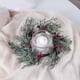 thumbnail image 5 of 2pc New Product Christmas Wreath Candlestick Ring Candle Decoration Simulation Needle Ring Table Wine Bottle Arrangement Decoration Supplies, 5 of 6