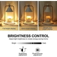 thumbnail image 3 of Metal Vinta Lamp Dimmable Wax Lamp Hs For Home Rat (), 3 of 5