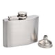 thumbnail image 1 of Petaca de acero inoxidable - Petaca de whisky a prueba de fugas, petaca de bolsillo portátil para licor para hombres (1 pieza, plateado), 1 of 2