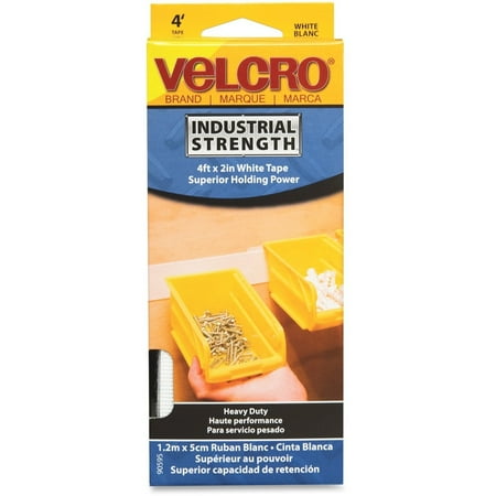 Loop Roll - VELCRO Industrial-Strength Hook / Loop Tape, 1 / Roll, White
