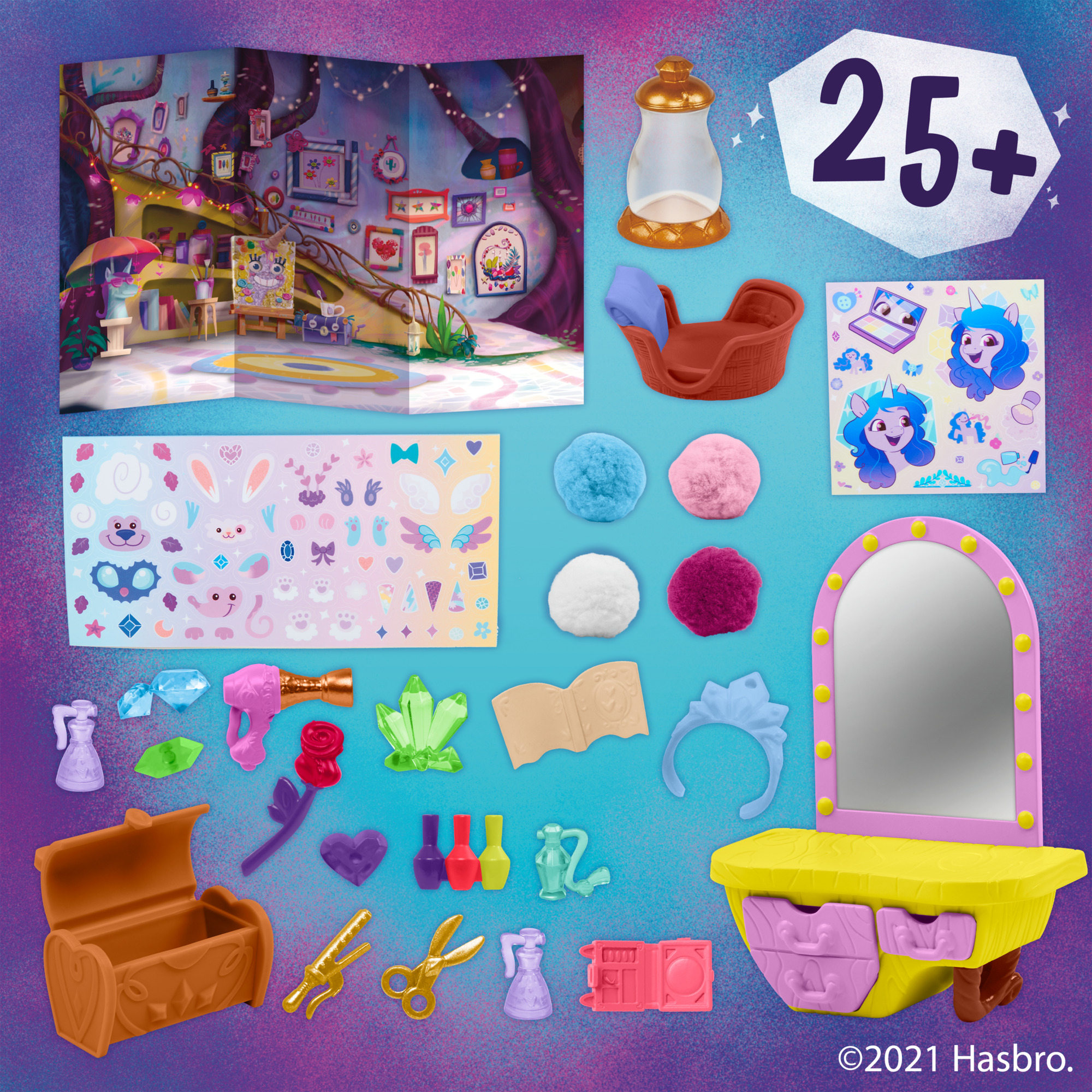 My Little Pony: A New Generation Movie&nbsp;Story Scenes Critter Creation Izzy Moonbow Playset - image 9 of 10