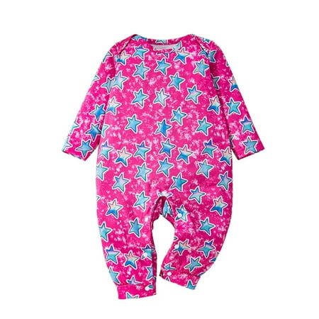 

MIUBAGIAL Baby Onesie Boys and Girls Baby Cute Cartoon Star Long Sleeved Climbing Jumpsuit