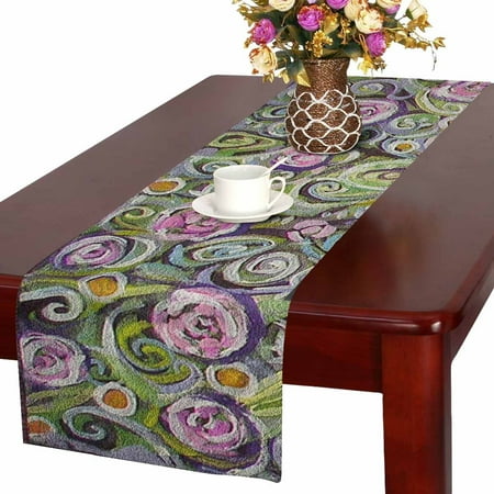 

MKHERT Tree of Life Table Runner For Wedding Party Decoration Kitchen Decor Decoration 16x72 inch