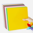 thumbnail image 2 of LOLIPPYY 200 Sheets Craft Paper Sheets Duplicating Papers Origami Papers for Kindergarten, 2 of 7