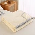 thumbnail image 3 of Cooling Blankets for Hot Sleepers,Hwkond Soybean Fiber Refrigeration Quilt Cool Quilt Washed Cotton Quilt Core Single Machine Washable Thin Quilt,Yellow,200x230cm, 3 of 8
