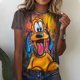 thumbnail image 2 of Nueva ropa de verano para niños y mujeres, camiseta de manga corta para niñas, camiseta de tendencia de moda de dibujos animados con estampado de altos vuelos de Disney, 2 of 4