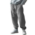 thumbnail image 2 of ZOYOEN Mens Sweatpants with Pockets- Drawstring Baggy Elastic Waist Casual Joggers Pants Gray Size 2XL, 2 of 8