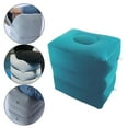 thumbnail image 3 of pitrice Convenient Inflatable Foot Rest 3 Layers Foot Stool Foot Rest Pillow for Traveling Light Blue 40 x 30 x 43cm 1Set, 3 of 6