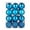 Sky Blue, variant on 24PCS Mini Purple Ornaments Halloween Balls Shatterproof Christmas Tree Ball Decorations 2.36" Glitter Decorative Hanging Balls for Xmas Tree Halloween Holiday Wedding Party Home Decor