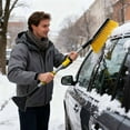 thumbnail image 3 of Hearth & Gear Automobile Retractable Scraper Window Defrosting Winter Ice Removal Scraper Sweeping Brush Frost Scraping Board Removal Car Bumper And Decals Car Bumper Guards Rear Car Bumper Sticker, 3 of 6
