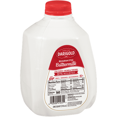 Darigold 3.5% Bulgarian Buttermilk, 1 Gallon, 64 fl oz Jug