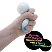 NeeDoh Mello Mallo YELLOW Stress Ball (Squishy Color Changing Marshmallow!)