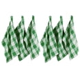 thumbnail image 2 of Kitchen Towels Set of 6, 28 x 18 Inches 100% Cotton Absorbent Kitchen Towels Ultra Soft Mitered Corners Kitchen Towels (Buffalo Checks Green/White Plaid Kitchen Towels), 2 of 7