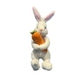 thumbnail image 2 of Easter Bunny Tree Toppers, Spring Rabbit Hugged Carrot,Stuffed Animal Toy Plush Doll for Newborns Babies Toddlers Kids Holiday, 2 of 6