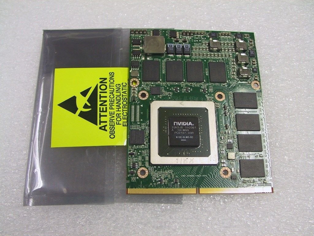 nVidia Quadro FX 3800M N10E-GLM3-B2 1GB MXM B 3.0 VGA Card OEM NEW