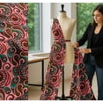 thumbnail image 5 of Soimoi Cotton Voile Fabric Artistic Paisley Printed Fabric 1 Yard 42 Inch Wide, 5 of 7