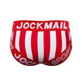 thumbnail image 2 of JOCKMAIL 3PCS/PACK Mens Underwear Briefs Wide Belt Striped Athletic Sports Underwear Mens Underpants, 2 of 7