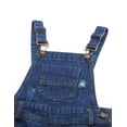 thumbnail image 4 of KIDSCOOL SPACE Girls Slim Ripped Holes Scratched Fashion Jeans Overalls,Blue,9-10 Years, 4 of 6